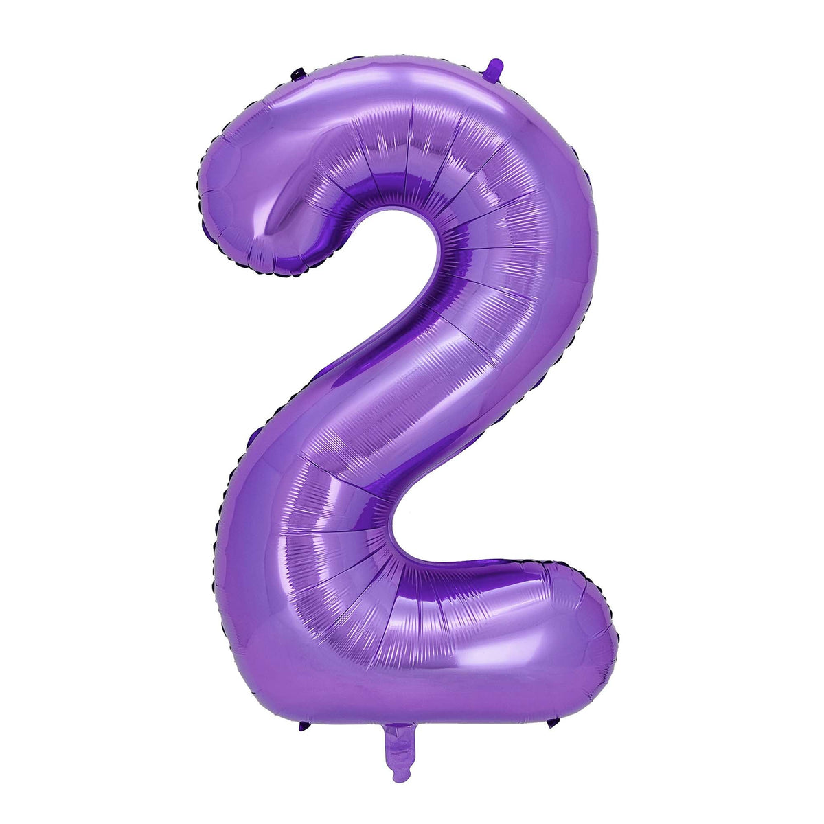 BOOMBA INTERNATIONAL TRADING CO,. LTD Balloons Purple Number 2 Supershape Foil Balloon, 40 Inches, 1 Count 810077659762