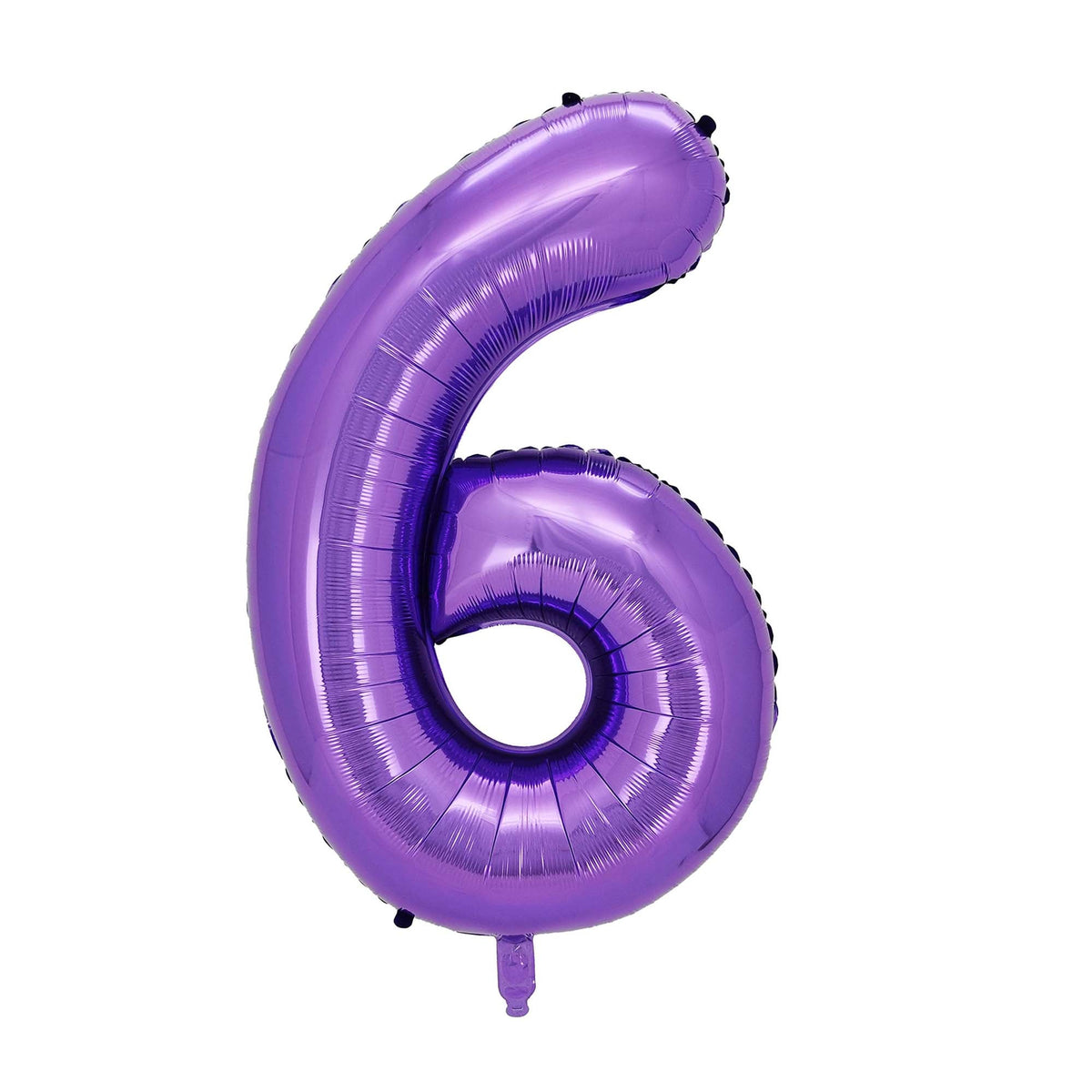 BOOMBA INTERNATIONAL TRADING CO,. LTD Balloons Purple Number 6 Supershape Foil Balloon, 40 Inches, 1 Count 810077659793