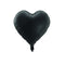 BOOMBA INTERNATIONAL TRADING CO,. LTD Balloons Satin Luxe Black Heart Shaped Foil Balloon, 18 Inches, 1 Count 810120716763