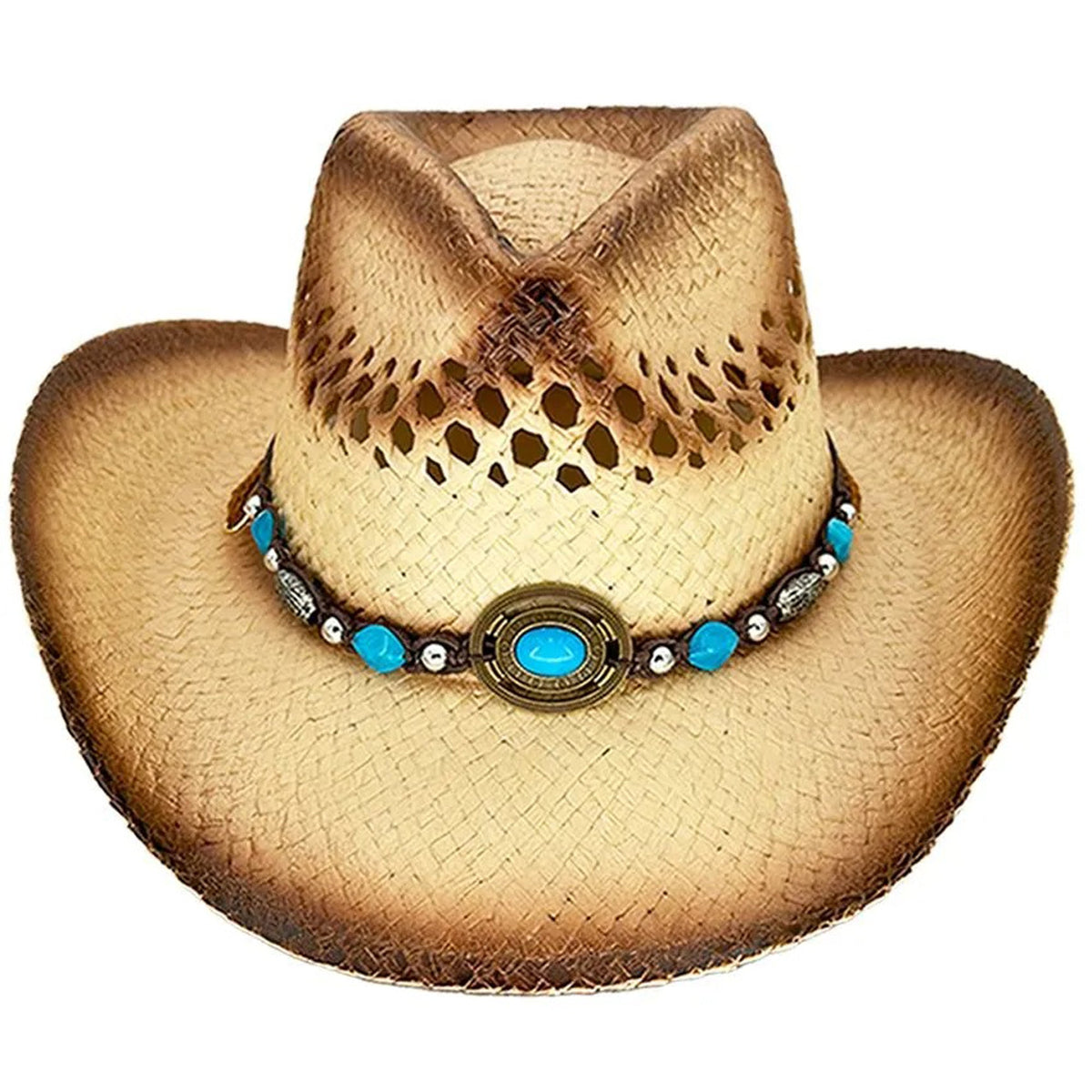 BUY4STORE Costume Accessories Beige cowboy hat for adults 410001295389