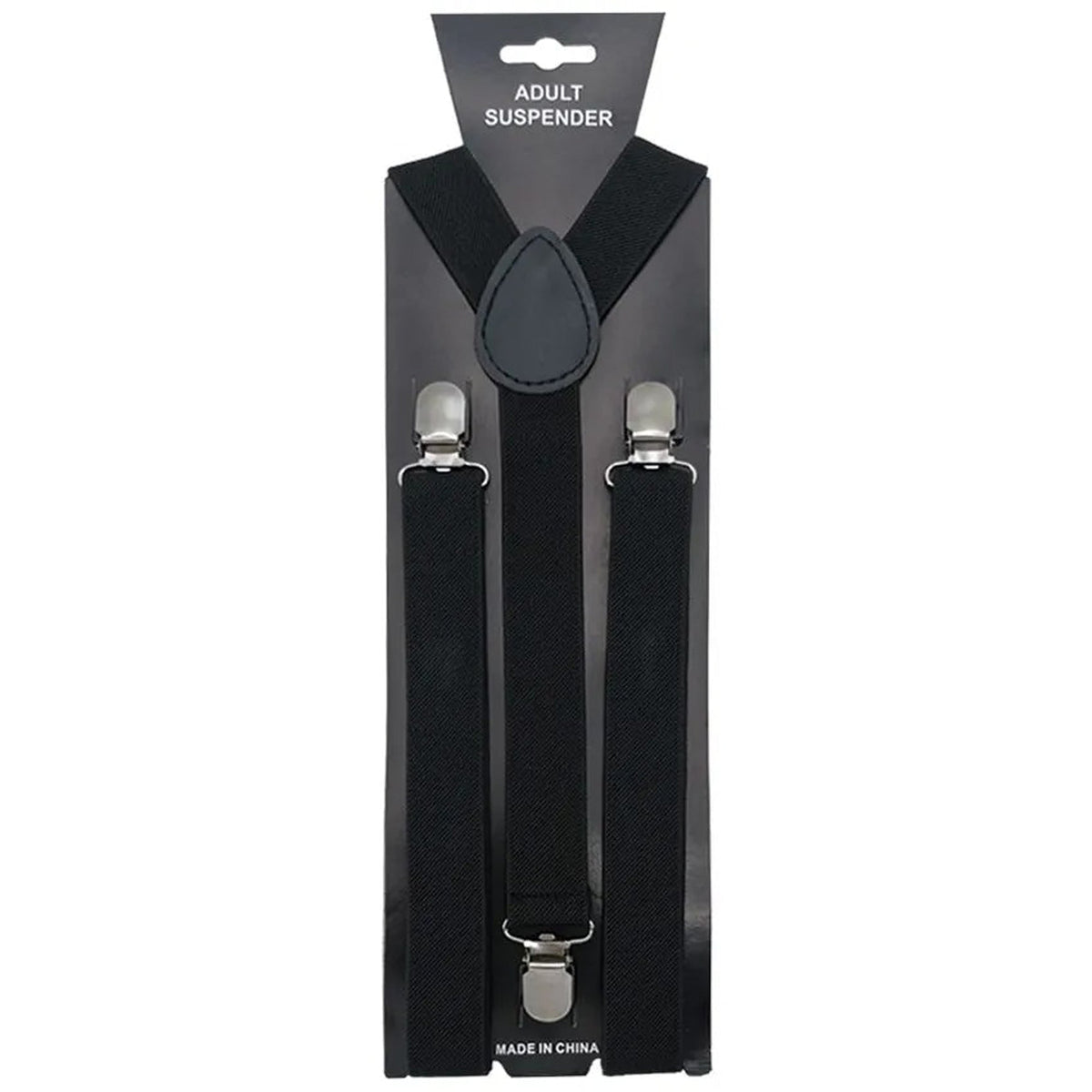 BUY4STORE Costume Accessories Black suspenders for adults 410000989630