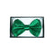 BUY4STORE Costume Accessories Green satin bow tie 410001041238