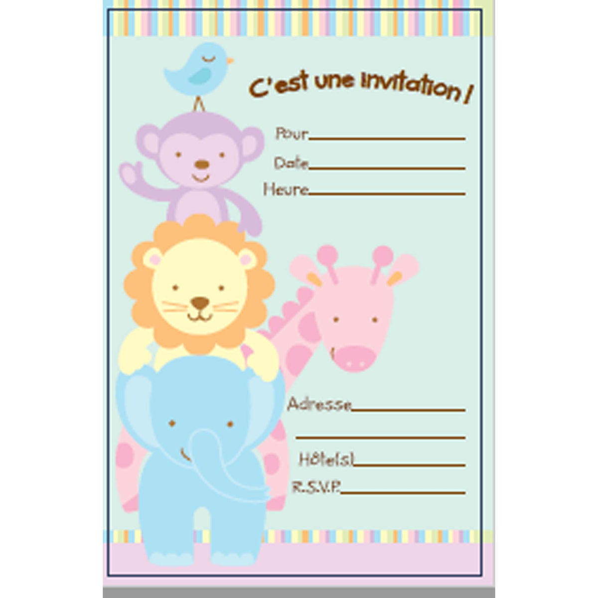 CARLTON CARDS LIMITED Greeting Cards Baby Shower Party Invitation Cards, 20 Count