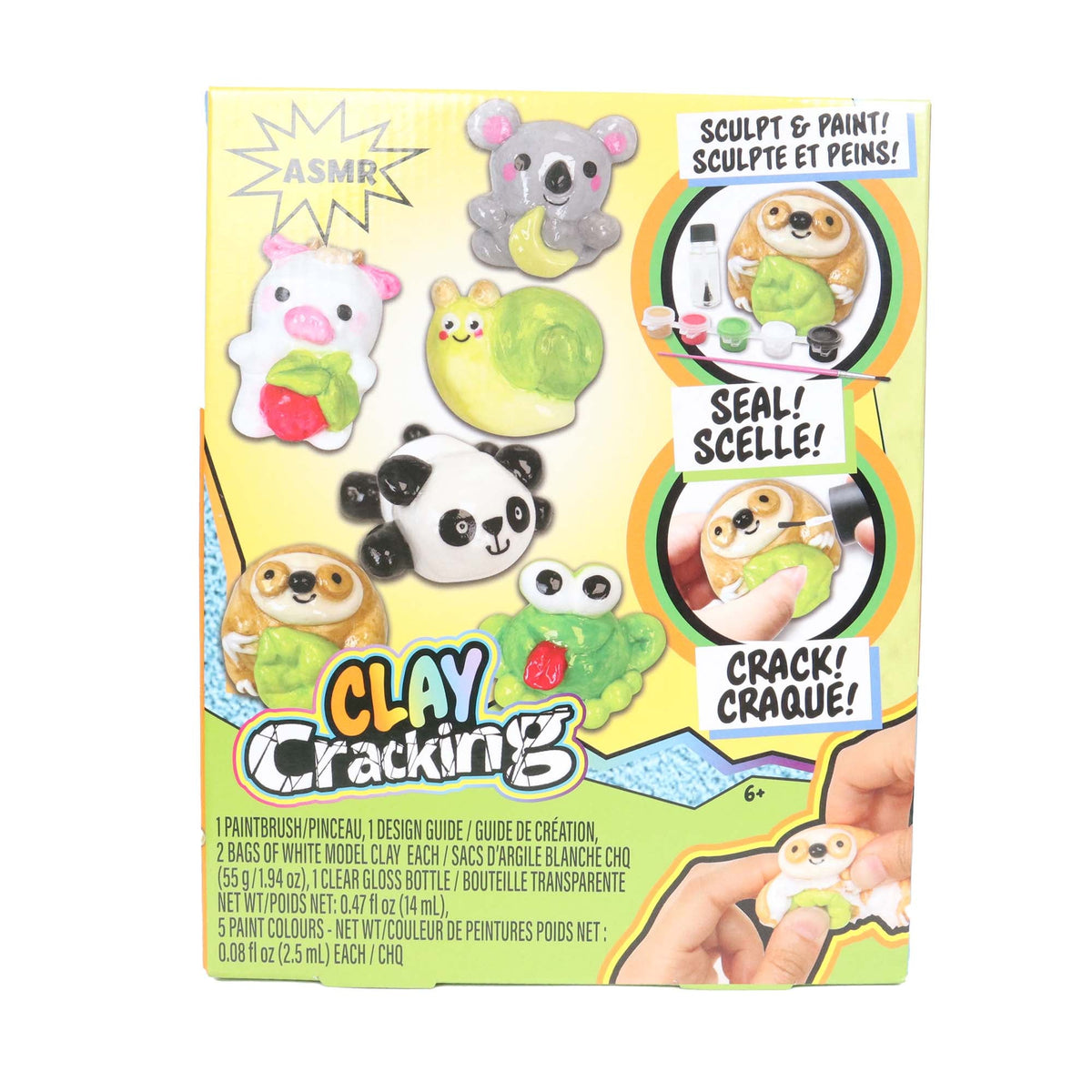 DANAWARES Toys & Games Clay Cracking Surprise Animals Crafting, 1 Count