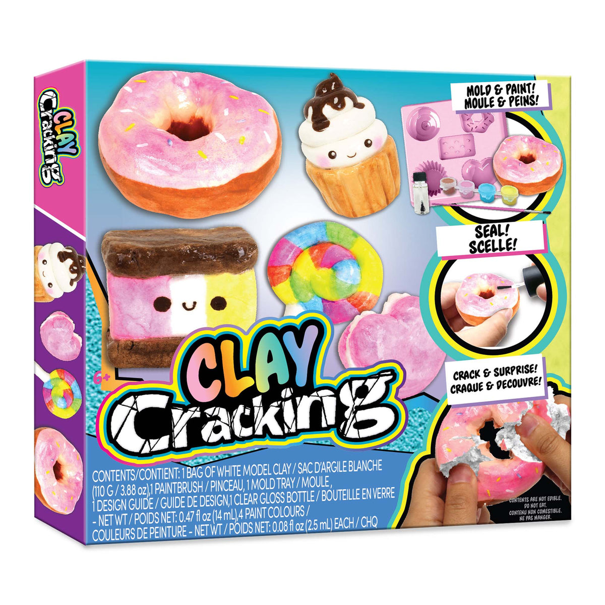 DANAWARES Toys & Games Clay Cracking Surprise Sweet Crafting, 1 Count 029116360778