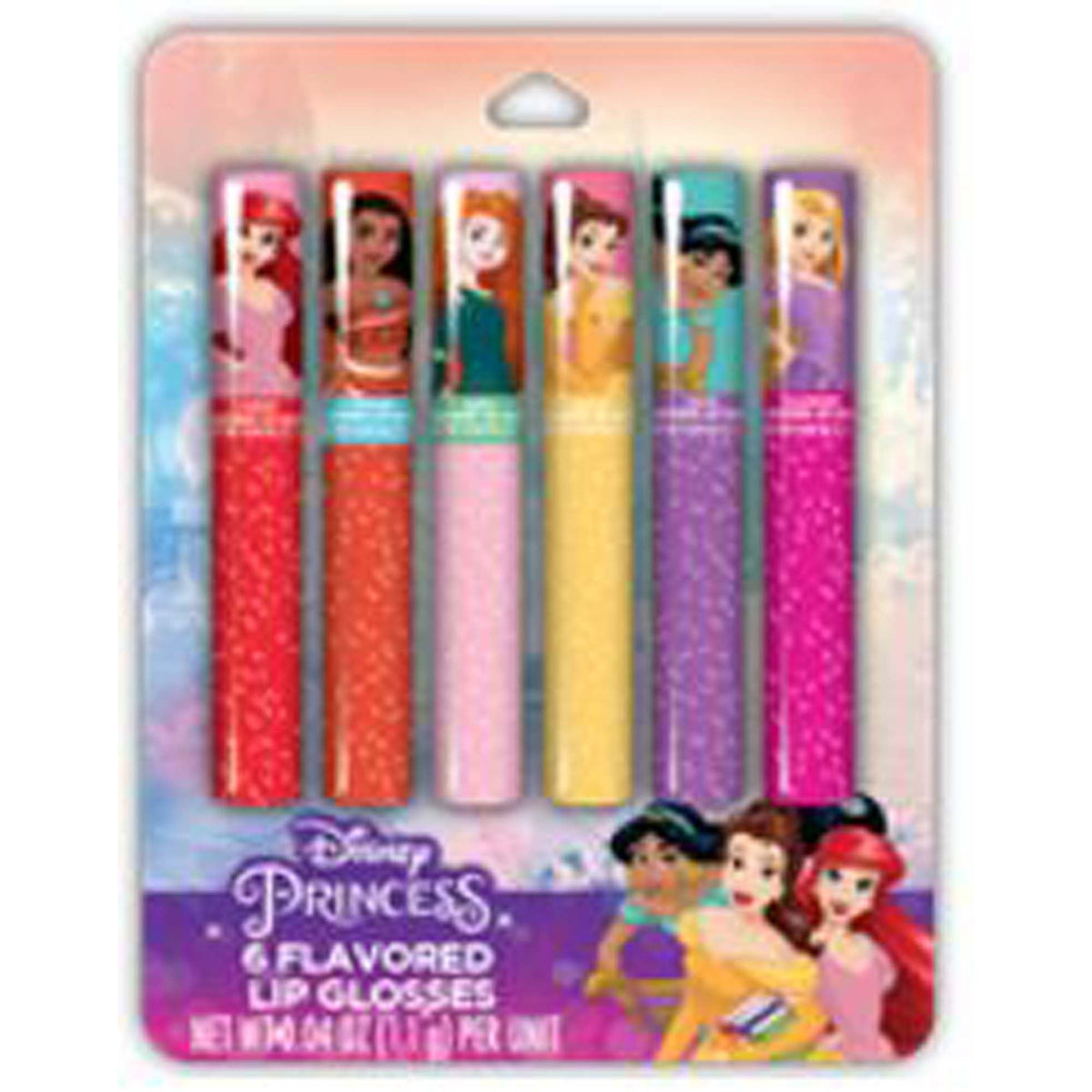 DANAWARES Toys & Games Disney Princess Flavored Lip Gloss Pack, 6 Count 059562393457