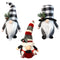 DANSON DECOR Christmas Fabric Standing Santa Gnome with Checkered Hat, 8 Inches, Assortment, 1 Count 062615818937