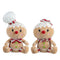 DANSON DECOR Christmas Gingerbread Plush, 13 Inches, Assortment, 1 Count