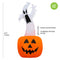 DANSON DECOR Halloween Inflatable Light-Up Ghost In Pumpkin Decoration, 72 Inches, 1 Count