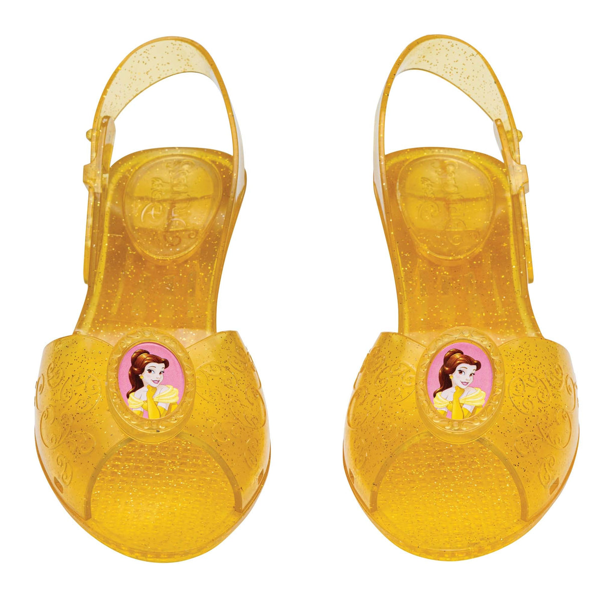 DISGUISE (TOY-SPORT) Costume Accessories Belle Yellow Jelly Shoes for Kids, Disney 192995079137