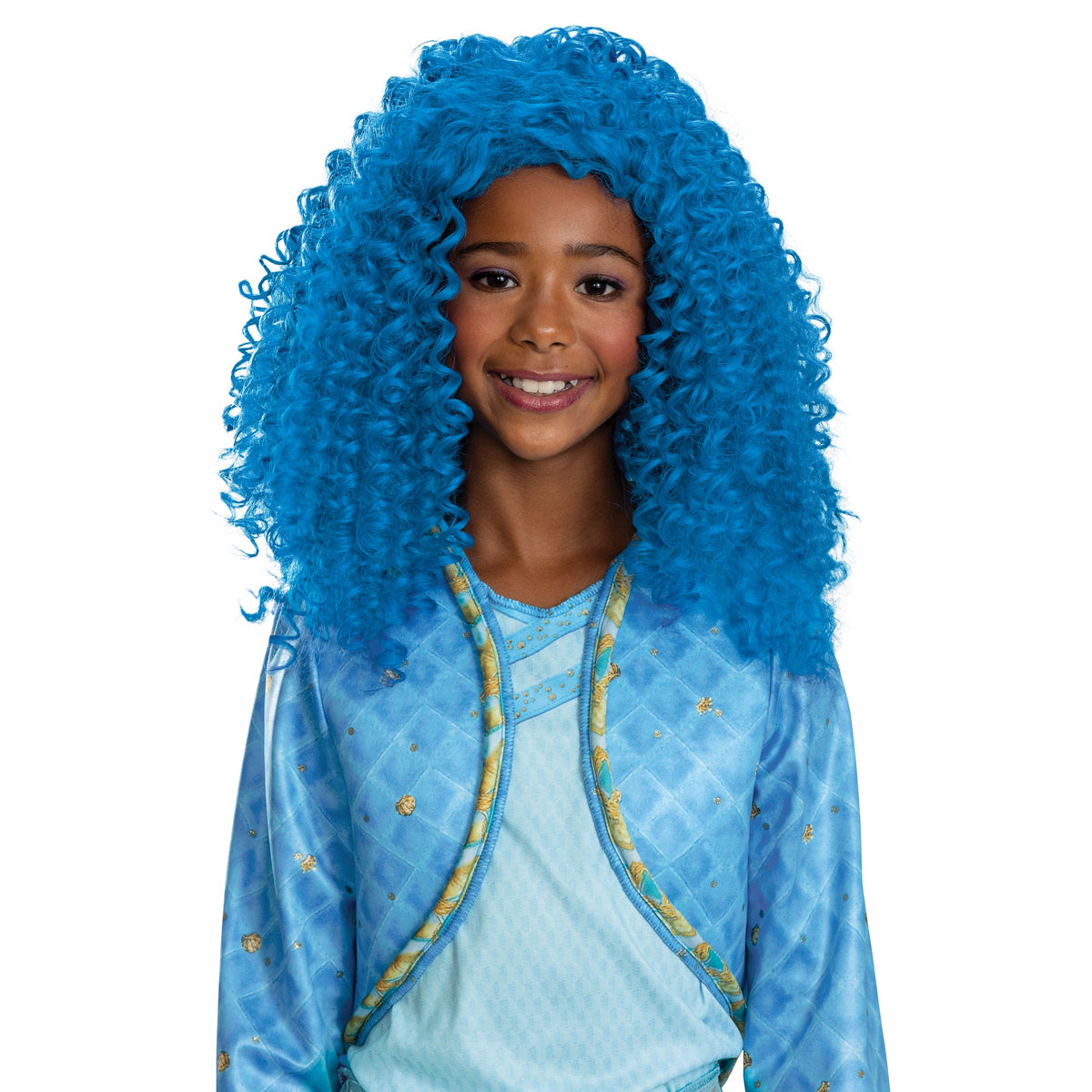 DISGUISE (TOY-SPORT) Costume Accessories Chloe Blue Wig for Kids, Descendants: The Rise Of Red 192995125544