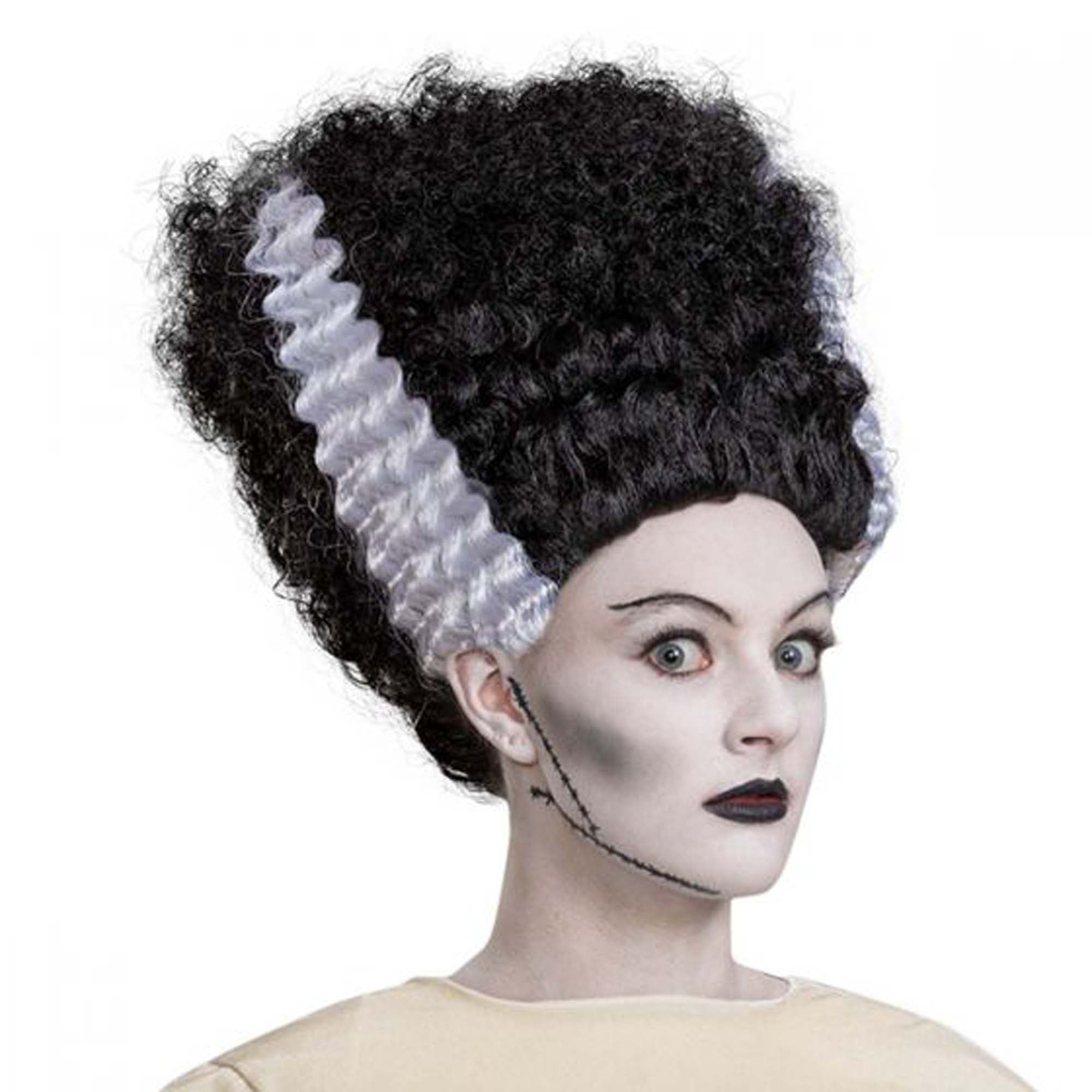 Bride of Frankenstein Deluxe Costume for Adults White Dress