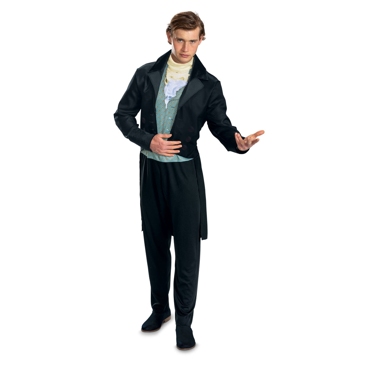 DISGUISE (TOY-SPORT) Costumes Bridgerton Brother Classic Costume for Adults, Black Jumpsuit With Jacket