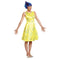 DISGUISE (TOY-SPORT) Costumes Joy Deluxe Costume for Adults, Inside Out 2, Yellow Dress and Wig