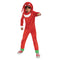 DISGUISE (TOY-SPORT) Costumes Knuckles Costume for Kids, Sonic the Hedgehog, Red Hooded Jumpsuit