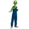 DISGUISE (TOY-SPORT) Costumes Nintendo Super Mario Bros Luigi Overalls Costume for Kids, Blue Overalls and Accessories