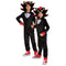 DISGUISE (TOY-SPORT) Costumes Shadow Costume for Kids, Sonic the Hedgehog, Black Hooded Jumpsuit