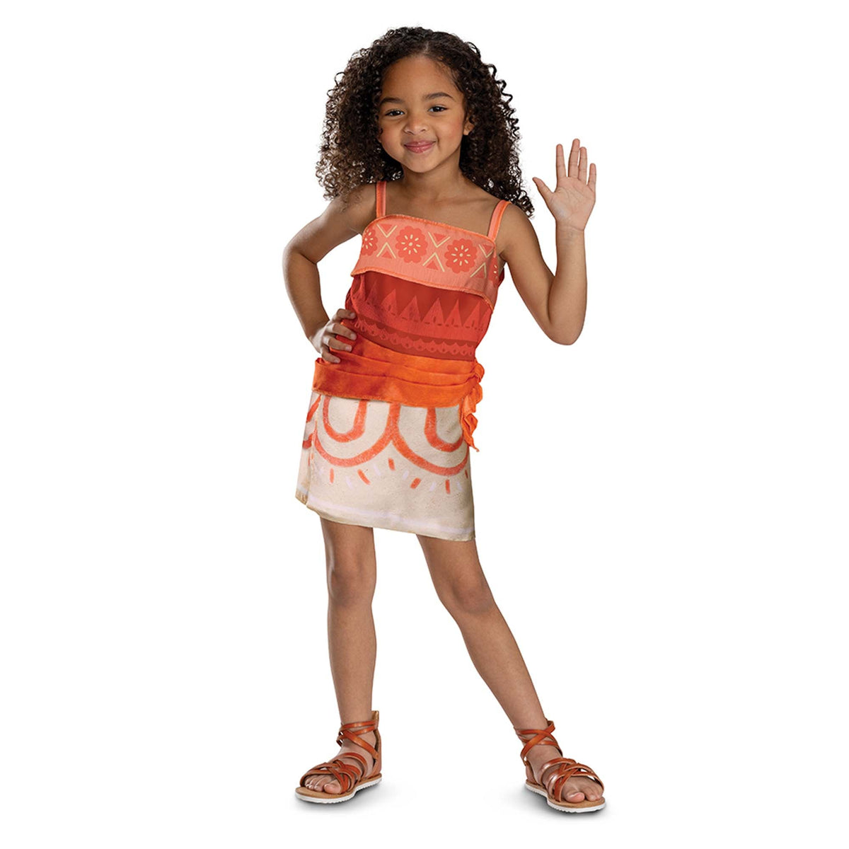 DISGUISE (TOY-SPORT) Costumes Simea Costume for Toddlers, Moana 2, Disney, Dress with Attached Sash