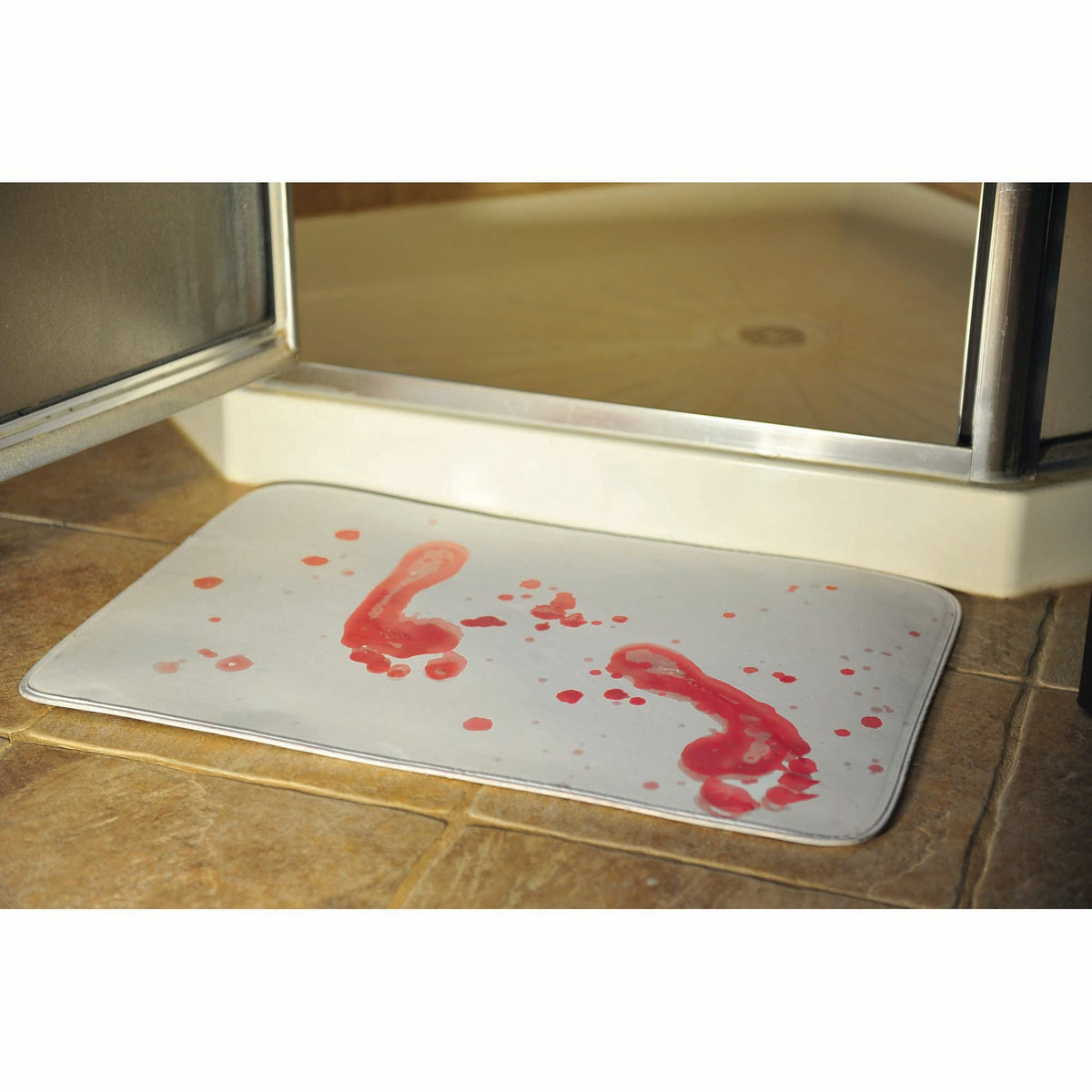 FUN WORLD Halloween Horror Bathmat, 15 x 23 Inches, 1 Count