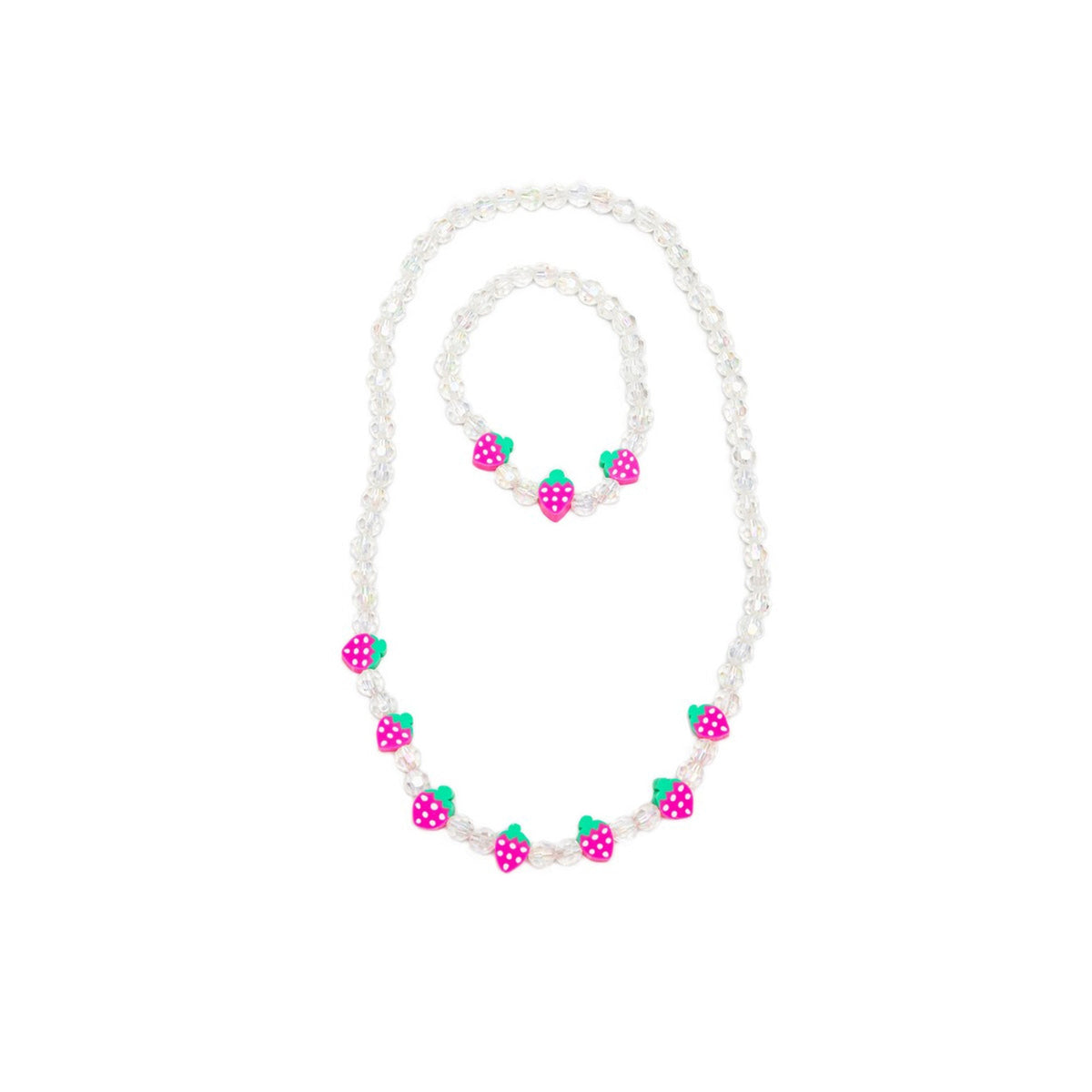 Great Pretenders impulse buying Berry Beautiful Necklace & Bracelet Set for Kids, 2 Count 771877861666