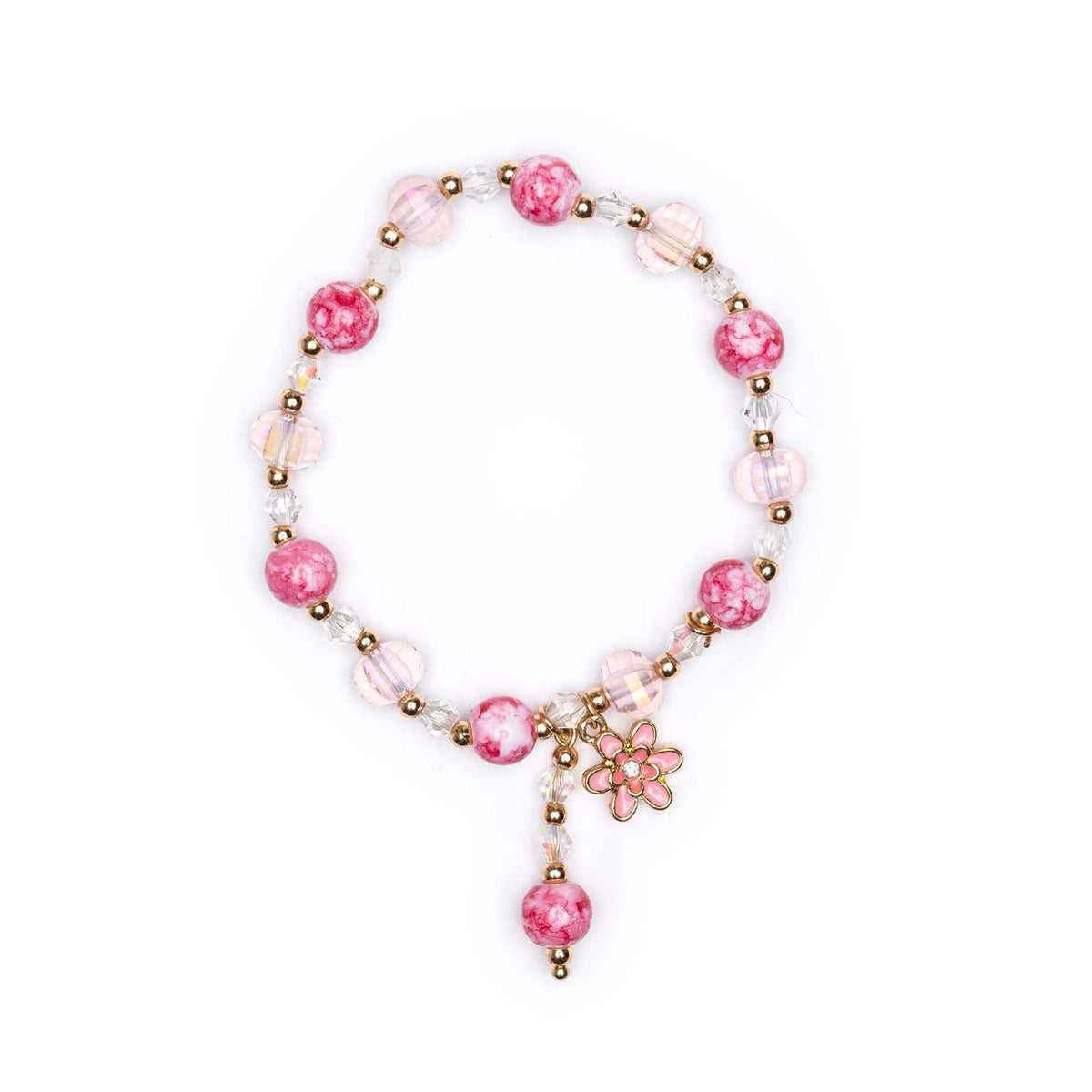 Great Pretenders Impulse Buying Boutique Pink Crystal Bracelet for Kids, 1 Count