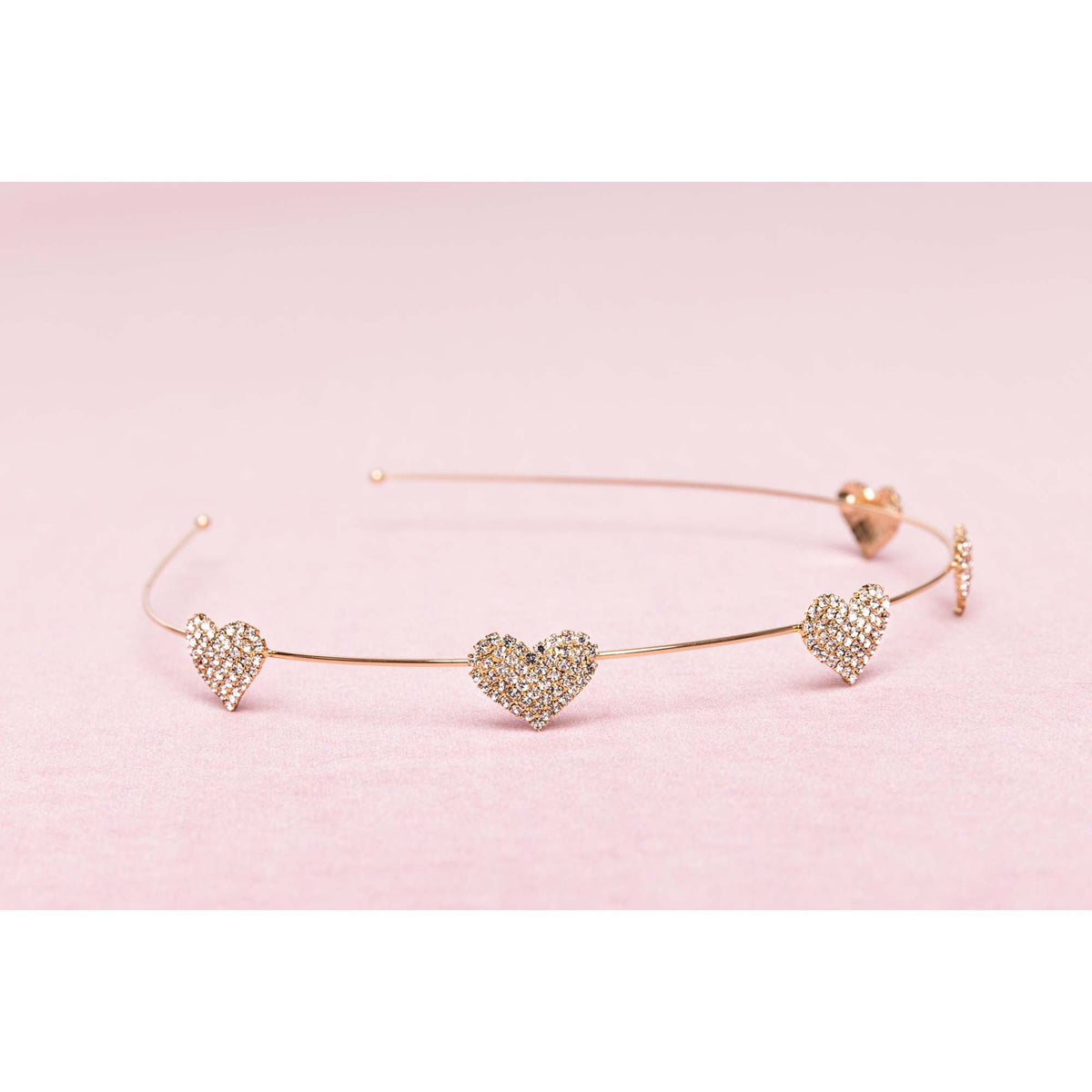 Great Pretenders Impulse Buying Rhinestone Heart Headband for Kids, 1 Count 771877912177