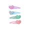 Great Pretenders Impulse Buying Sparkle Heart Bobble Hair Clips for Kids, 4 Count 771877880568