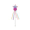 Great Pretenders Kids Birthday Glitter Rainbow Star Wand, Assortment, 1 Count 771877158001