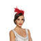 Hangzhou Youzhou import & Export Co. Costume Accessories 1920s Red Feather Headband for Adults 810120714752