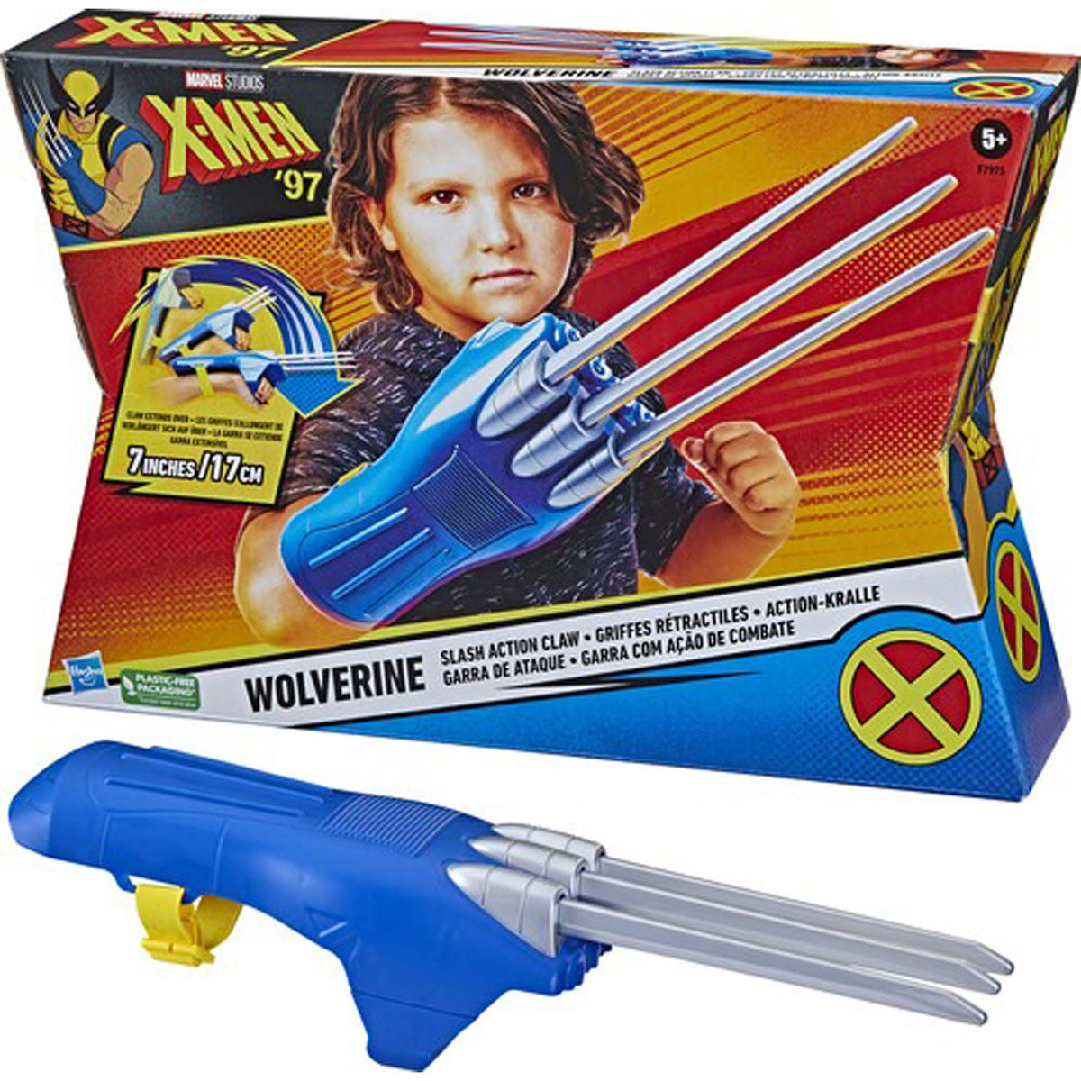 HASBRO Costume Accessories X-Men Wolverine Slash Action Claw, 7 Inches, 1 Count