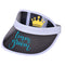 HMS NOUVEAUTE LTEE Bachelorette Black Dealer Visor "Team Groom" for Adults 057543892616