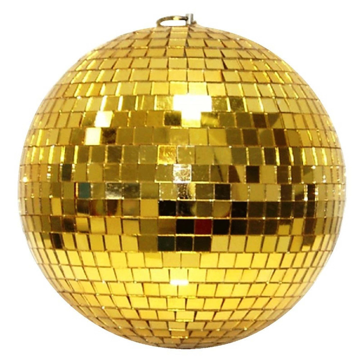 HMS NOUVEAUTE LTEE Theme Party Gold Disco Ball, 12 Inches, 1 Count 057543809119