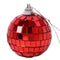 HMS NOUVEAUTE LTEE Theme Party Red Disco Ball, 8 Inches, 1 Count 057543819088