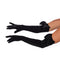 IMPORTATIONS JOLARSPECK INC Costume Accessories Black Long Velvet Gloves with Bow for Adults 888368354443