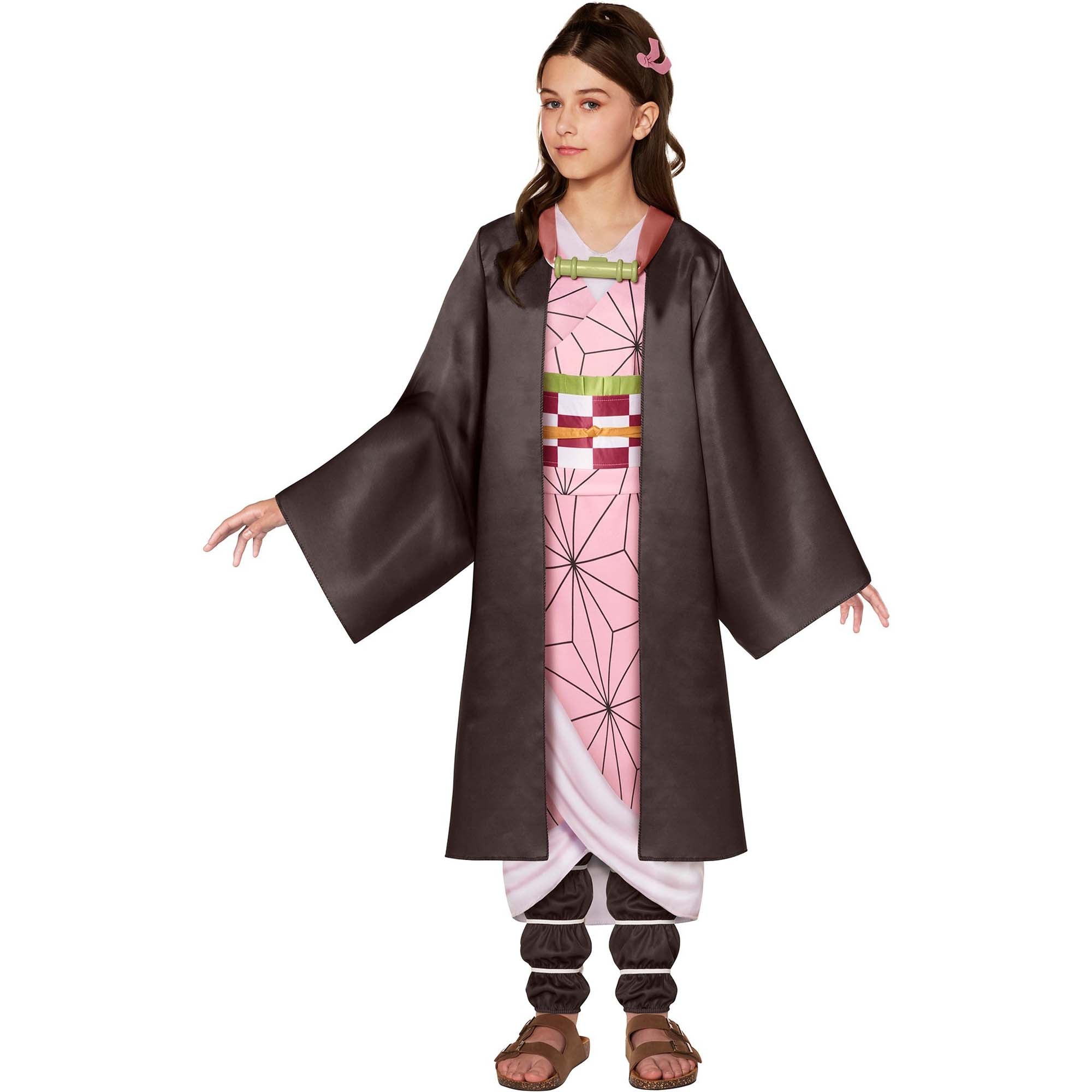 Demon Slayer Nezuko Costume for Kids, Kimono dress | Party Expert
