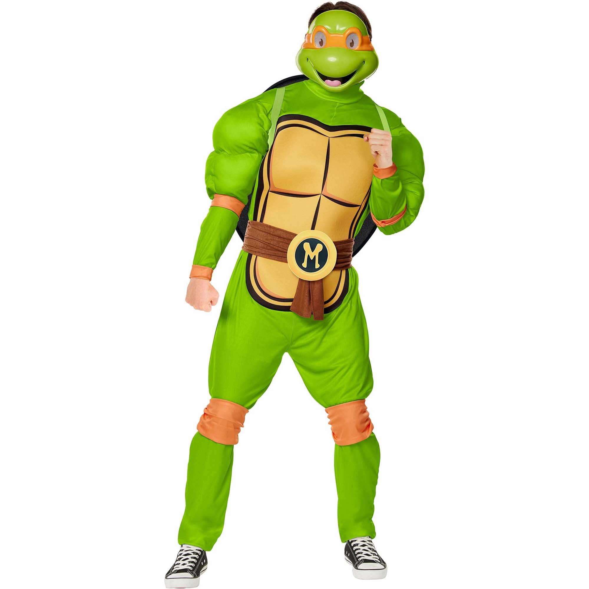 Ninja Turtles Michelangelo Deluxe Costume for Adults | Party Expert