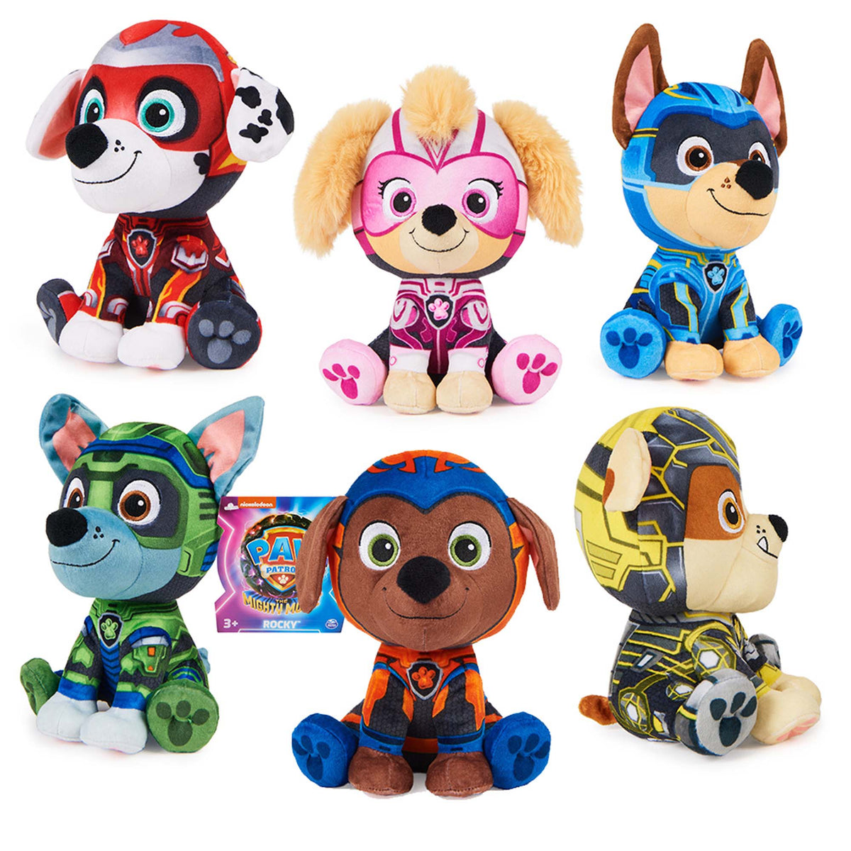 JOUET K.I.D. INC. Plushes Paw Patrol: The Movie 2 Basic Plush, Assortment, 7 Inches, 1 Count