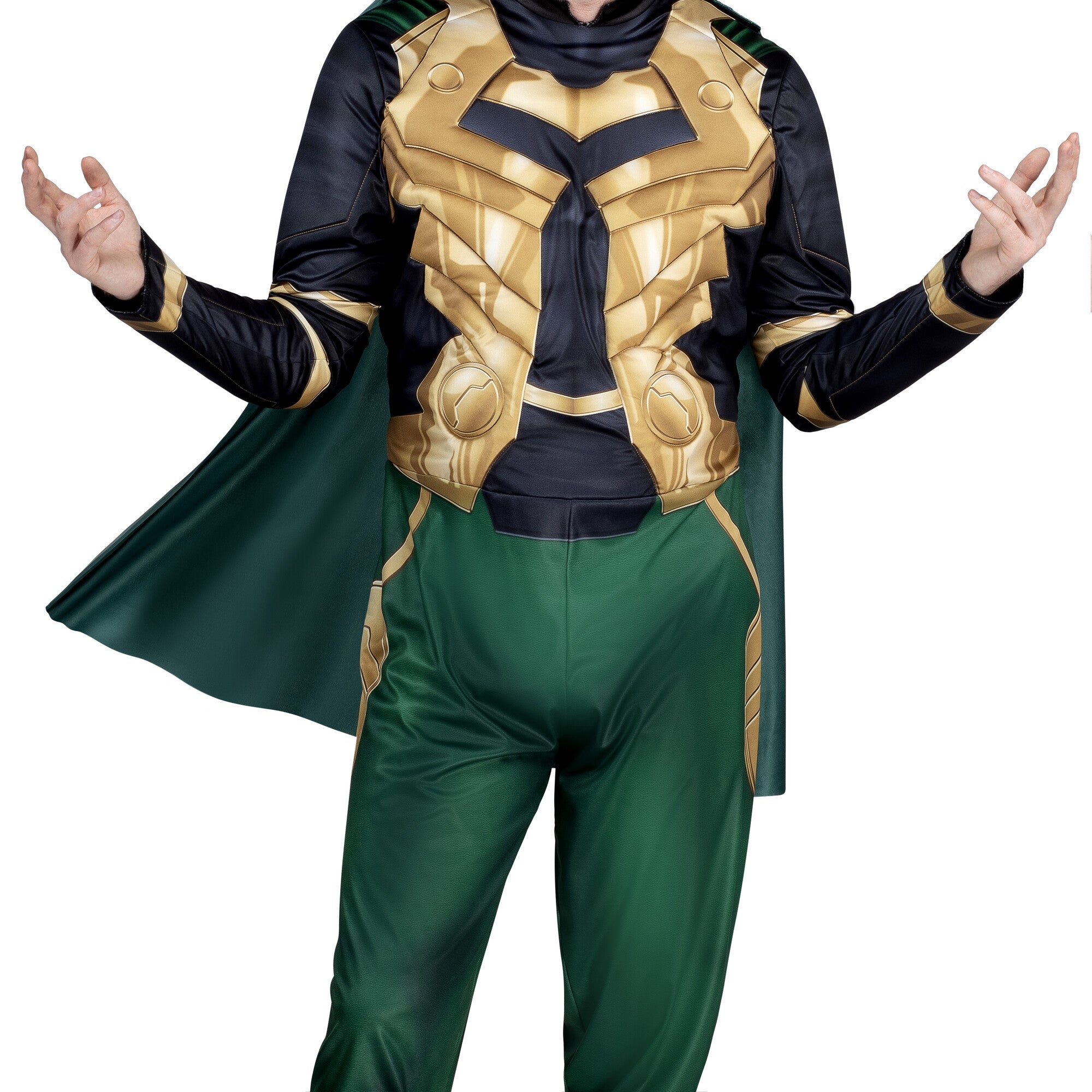 Marvel Loki Qualux Costume for Adults Jumpsuit Party Expert