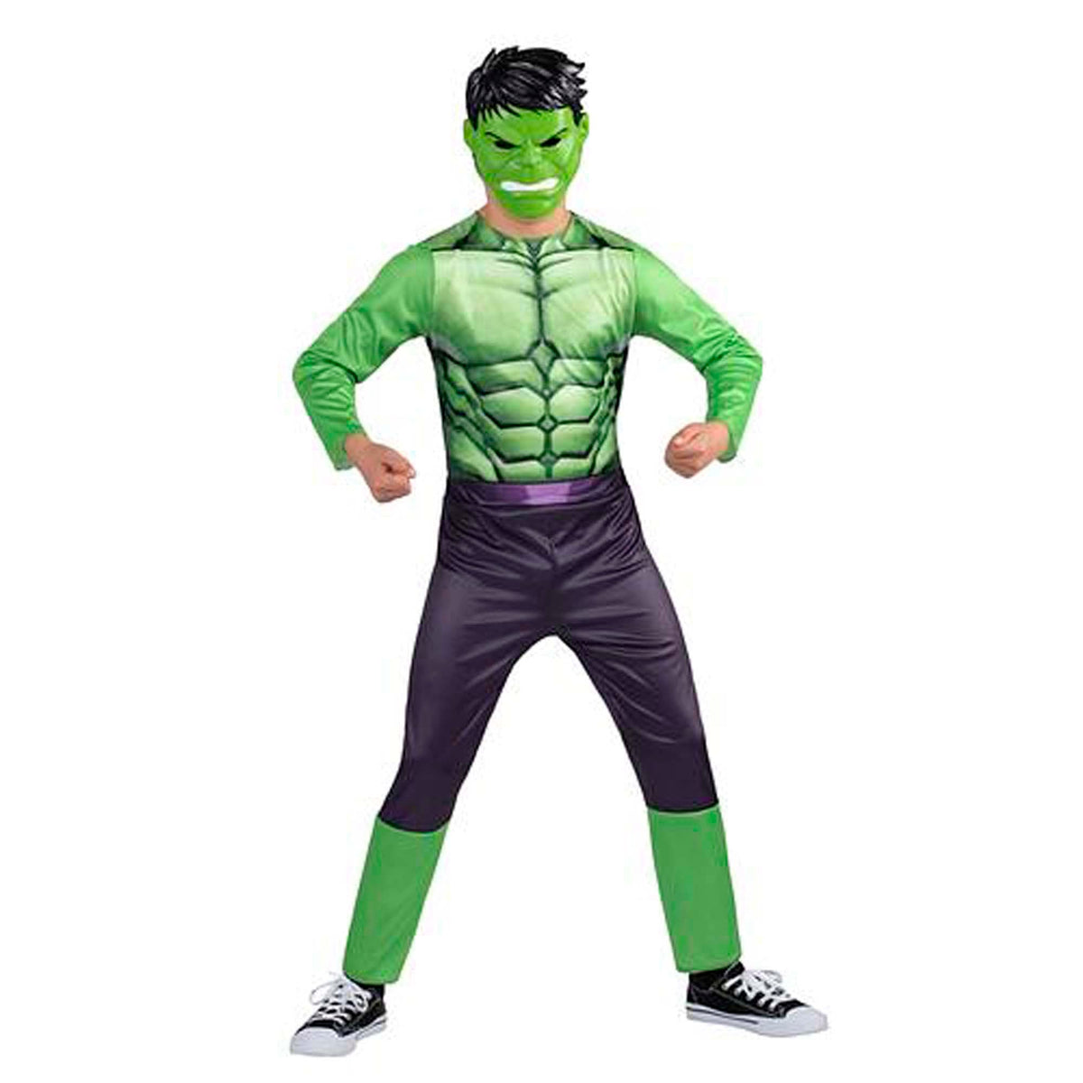 KROEGER Costumes The Hulk Value Costume for Kids, Marvel, Jumpsuit and Mask