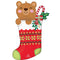 LE GROUPE BLC INTL INC Balloons Beary Christmas Supershape Balloon, 27 Inches, 1 Count