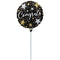 LE GROUPE BLC INTL INC Balloons Congrats Star Air-Filled Foil Balloon, 9 Inches, 1 Count 026635470124