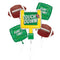 LE GROUPE BLC INTL INC Balloons Football Game Time Foil Balloon Bouquet, Helium Inflation not Included, 5 Count