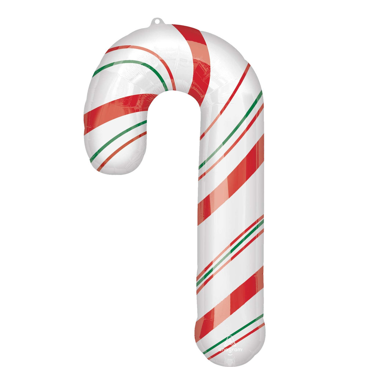 LE GROUPE BLC INTL INC Balloons Merry Christmints Candy Cane Supershape Balloon, 30 Inches, 1 Count