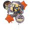 LE GROUPE BLC INTL INC Balloons Nightmare Before Christmas Foil Balloon Bouquet, Helium Inflation not Included, 5 Count