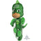 LE GROUPE BLC INTL INC Balloons PJ Masks Gekko Supershape Foil Balloon, 38 Inches, 1 Count