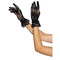 LEG AVENUE/SKU DISTRIBUTORS INC Costume Accessories Black Mesh Gloves for Adults, 1 Count 714718566160