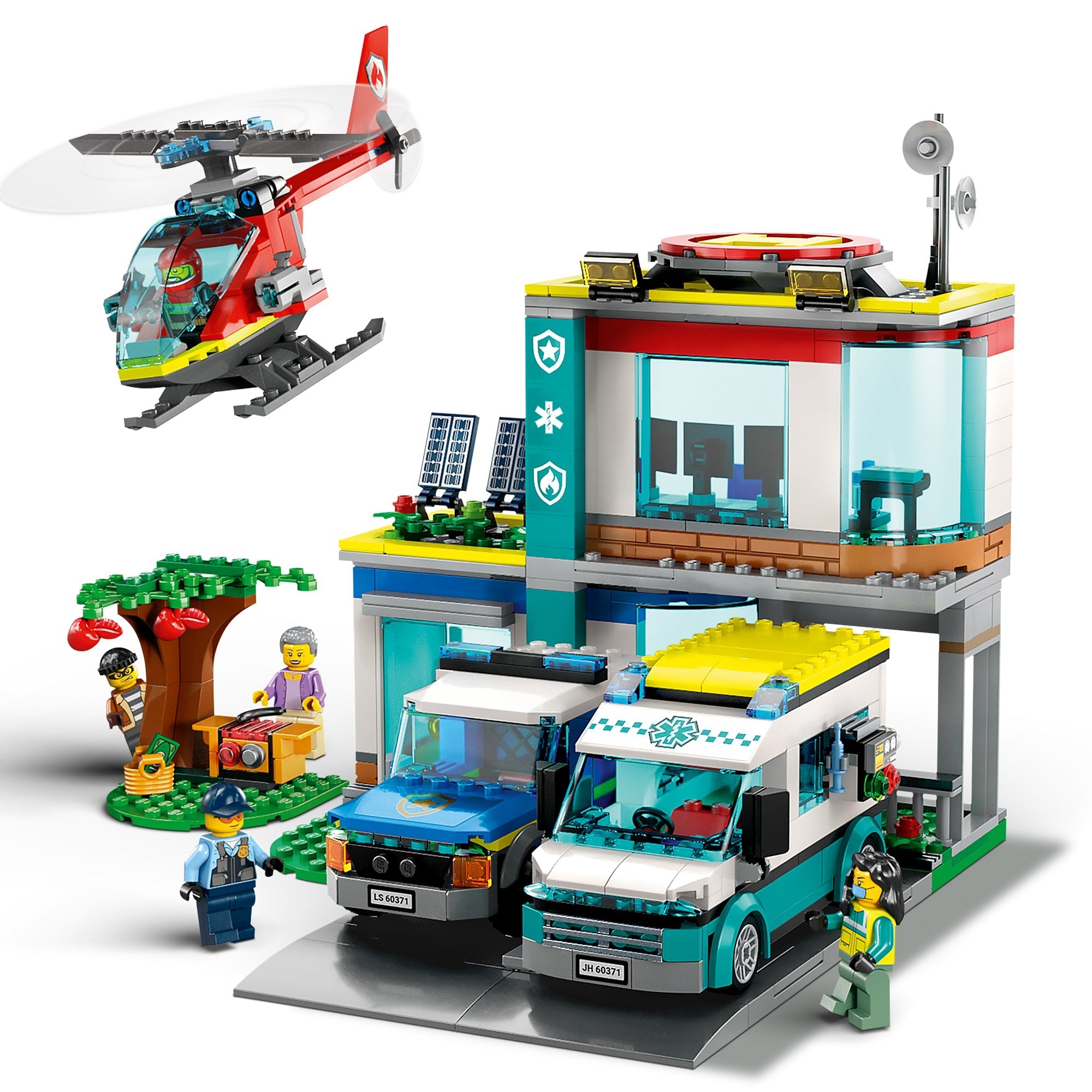 LEGO City Emergency Vehicles HQ, 60371, Ages 6+
