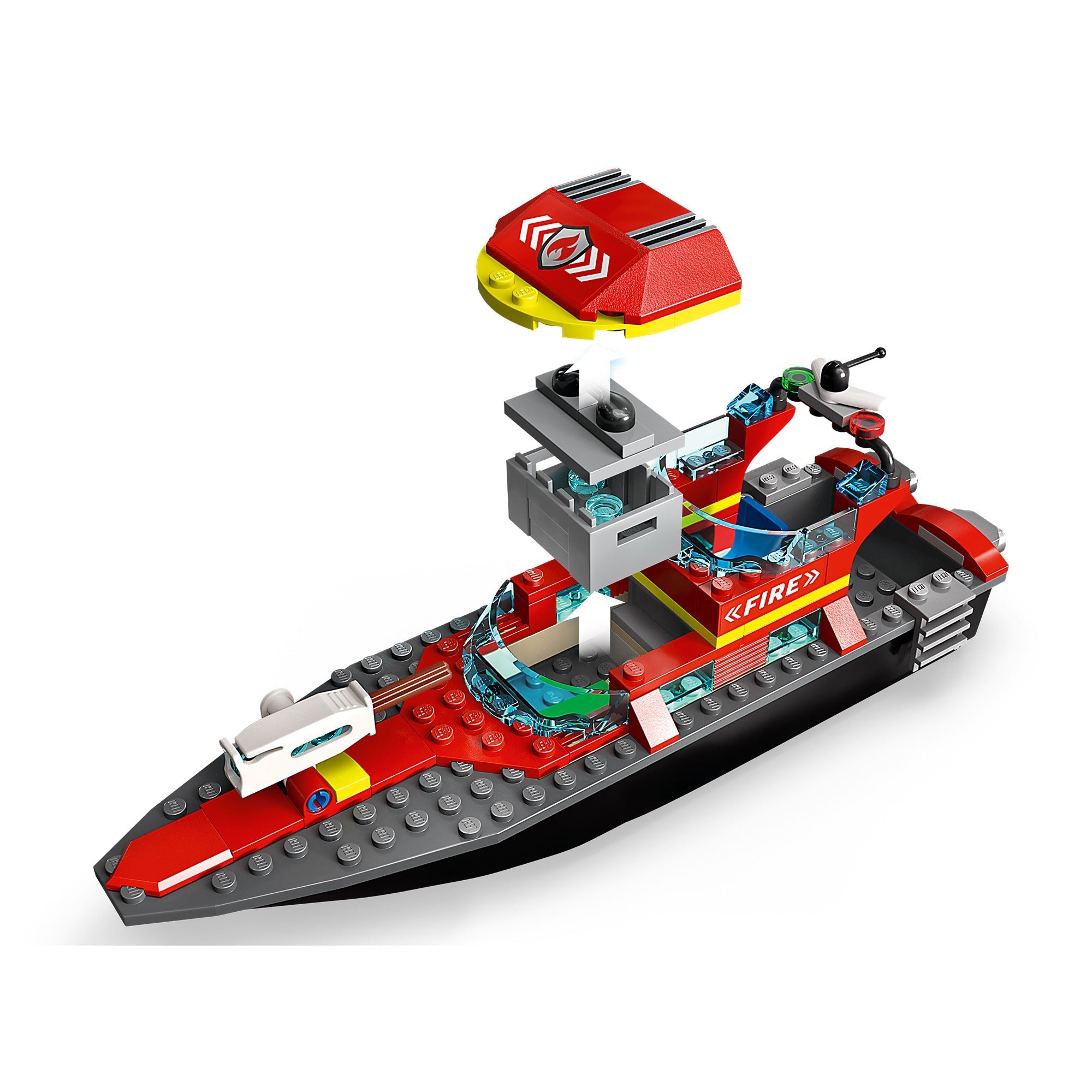 LEGO City Fire Rescue Boat, 60373, Ages 5+, 144 Pieces | Party Expert