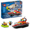 LEGO Toys & Games LEGO City Fire Rescue Boat, 60373, Ages 5+, 144 Pieces 673419375108