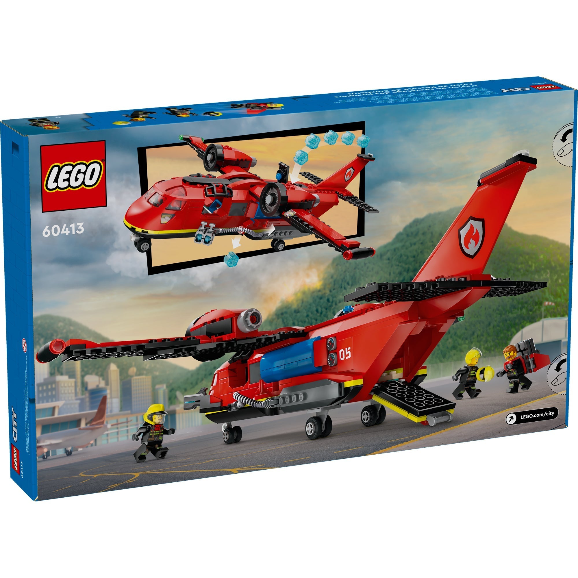 LEGO City Fire Rescue Plane 60413 Ages 6 478 Pieces Party Expert